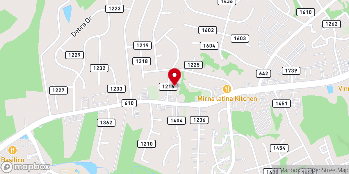 Map showing location of Iglesia Trono de Gracia