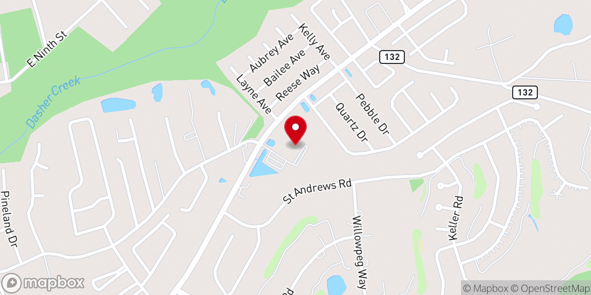 Map showing location of Compassion Christian Effingham (formerly Savannah Christian) - Food Distribution Center