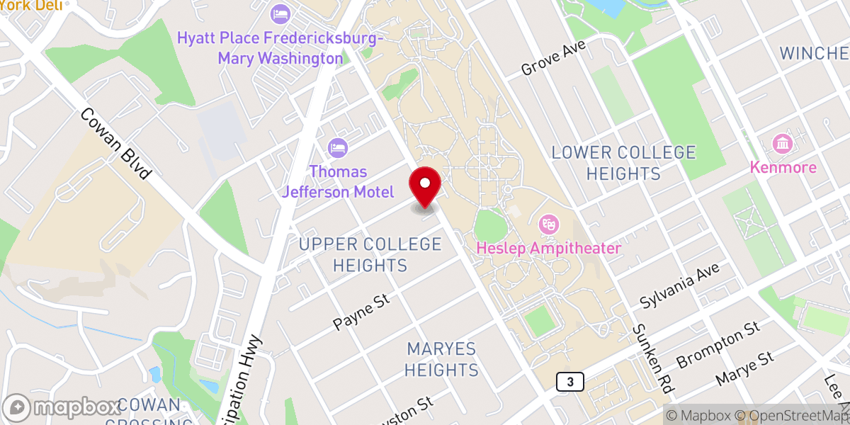 Map showing location of Catholic Diocese of Arlington