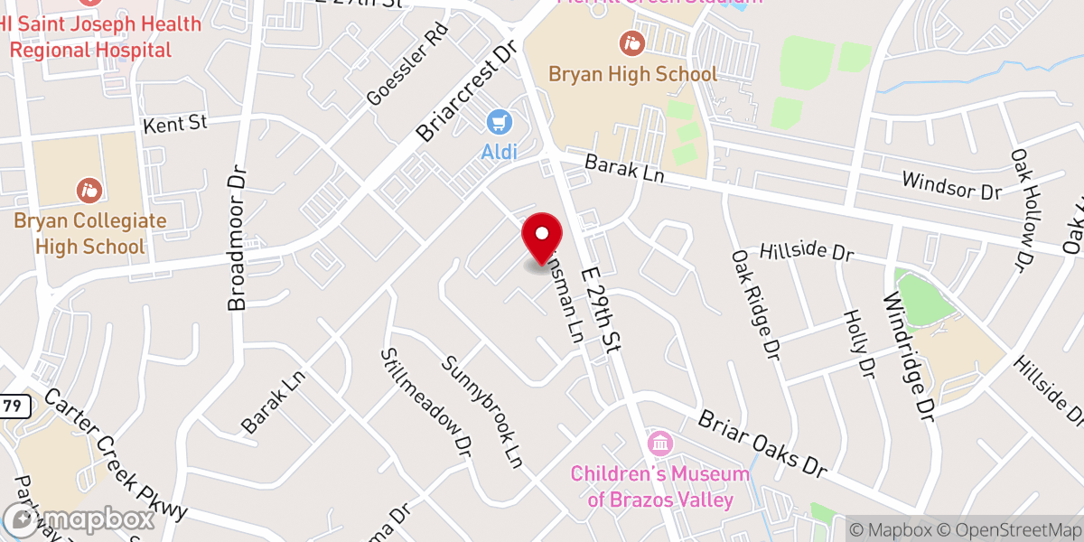 Map showing location of New Direction Worship Center
