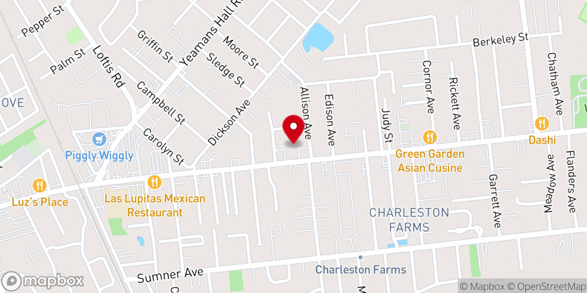 Map showing location of Lighthouse Christian Center