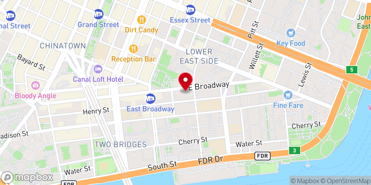 Map showing location of Primitive Pentecostal Church