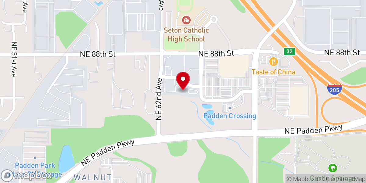 Map showing location of Northwest Baptist Convention