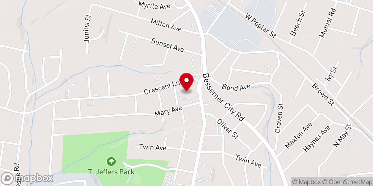 Map showing location of Mt Zion Restoration Church