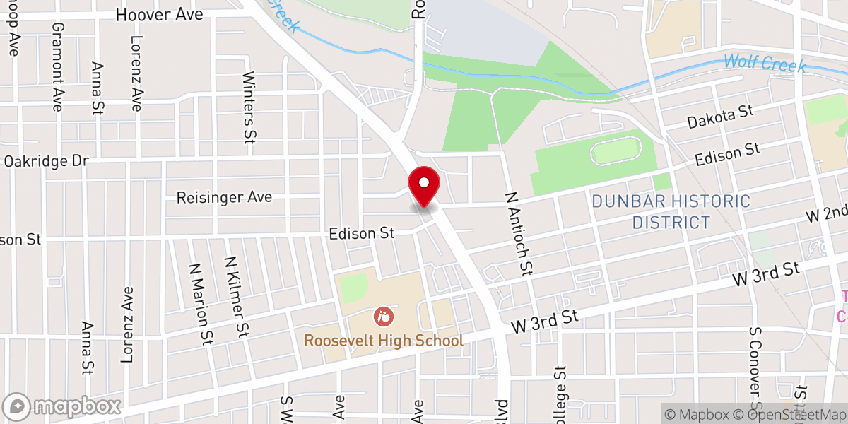 Map showing location of Sardis Early Church of Christ