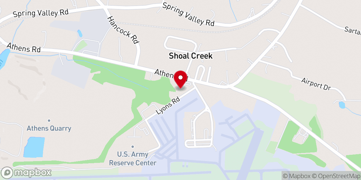 Map showing location of First Pentecostal Church