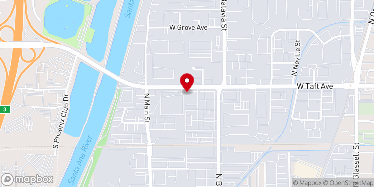 Map showing location of Brand New Life Christian Center