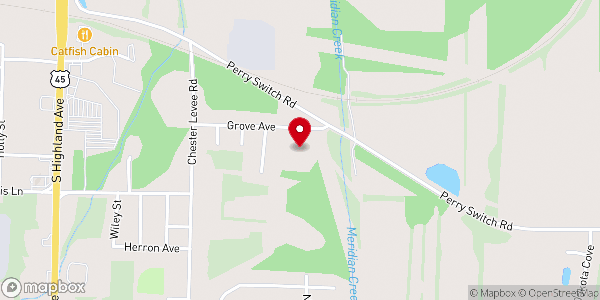 Map showing location of Peoples Chapel
