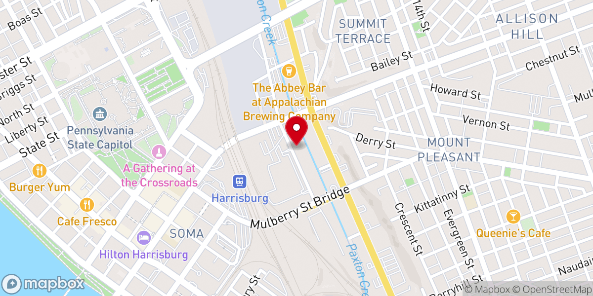 Map showing location of Iglesia Juan 316 Church A.I.C