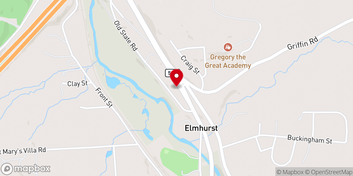Map showing location of Cross Road Assembly