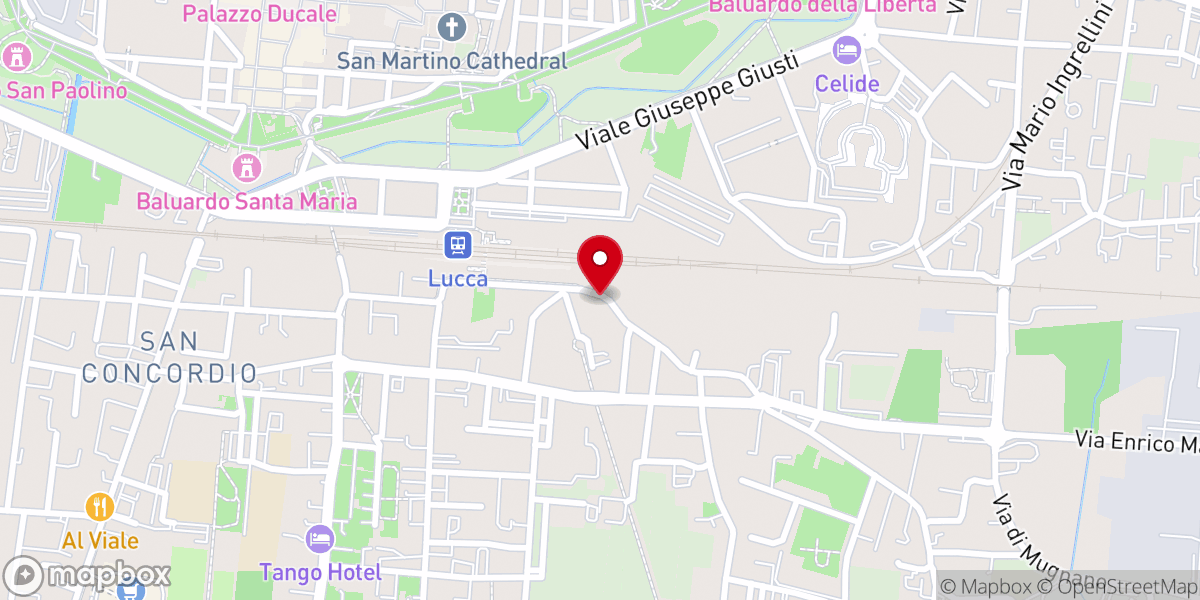 Map showing location of Chiesa Cristiana Evangelica