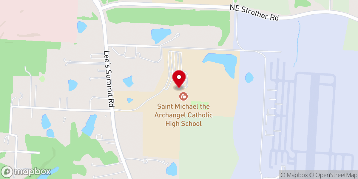 Map showing location of Saint Michael the Archangel Catholic High School
