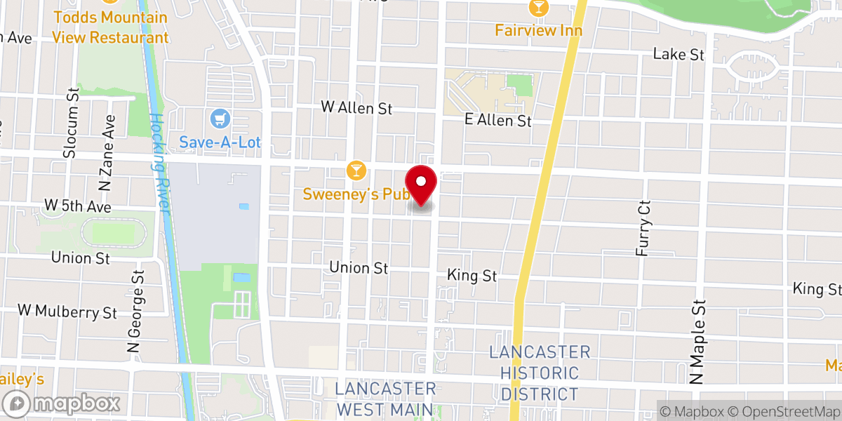 Map showing location of The Bridge Ministries
