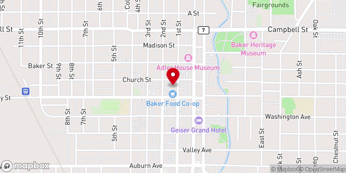 Map showing location of St. Stephen's Episcopal Church