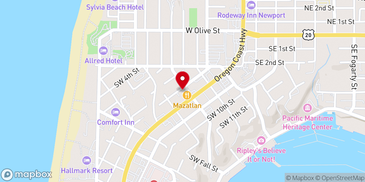 Map showing location of Lighthouse Vineyard Christian