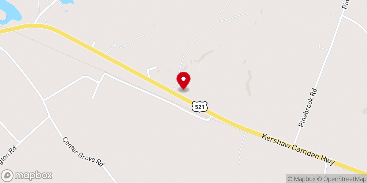 Map showing location of Landmark Pentecostal Holiness Church