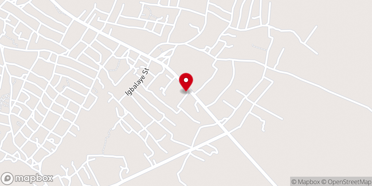 Map showing location of Fellowship Baptist Church