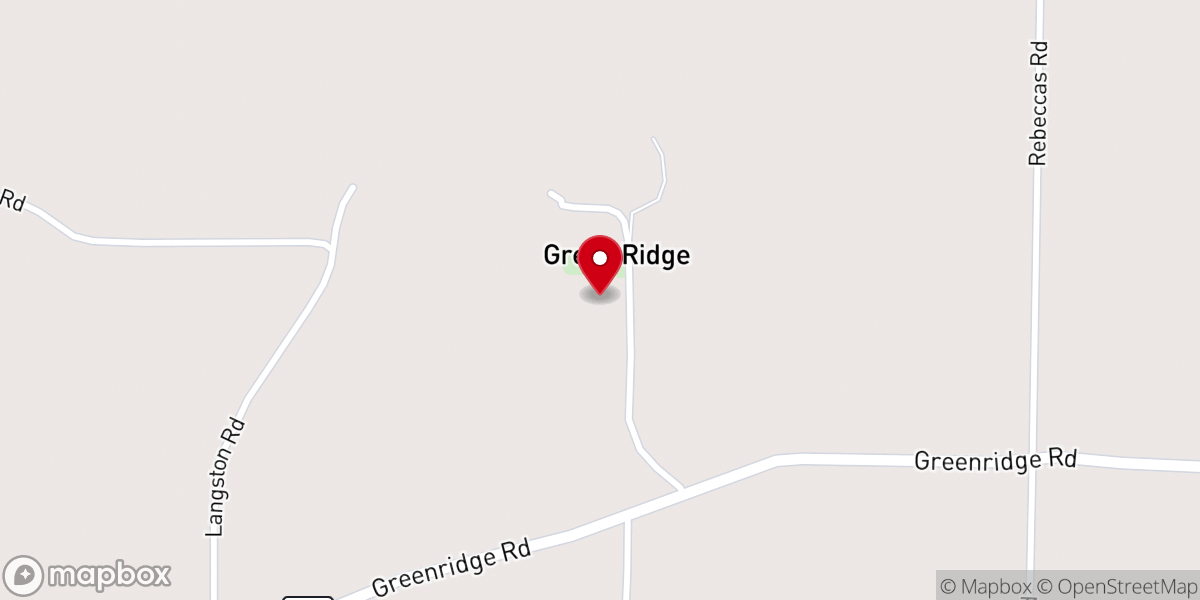 Map showing location of Mount Pleasant Methodist Church