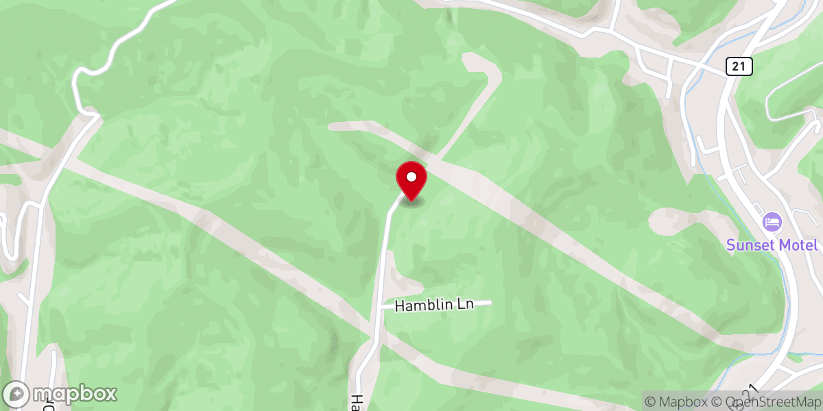 Map showing location of Hannah Drive Church