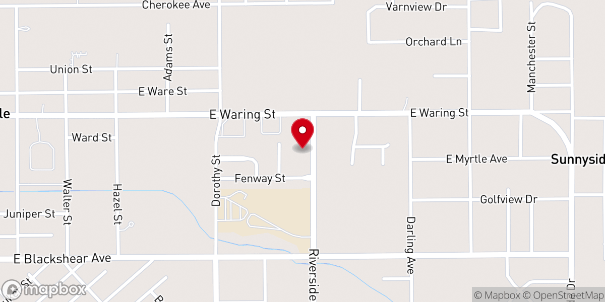Map showing location of Witness Foundation
