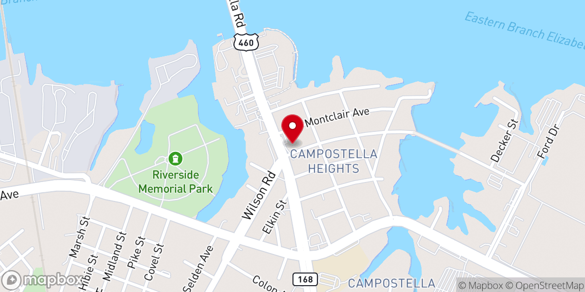 Map showing location of Metropolitan African Methodist Episcopal Church