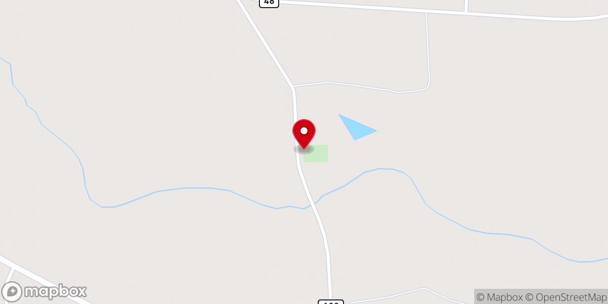 Map showing location of Union Hill Congregational Christian Church