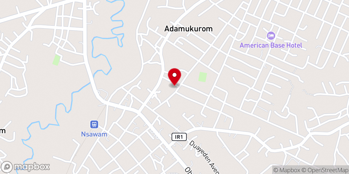 Map showing location of International Central Gospel Church