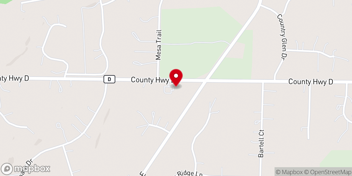 Map showing location of Reformation Ev Lutheran Church