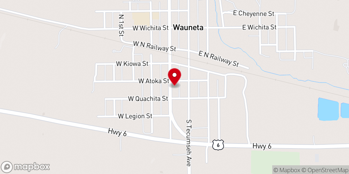 Map showing location of Redeemer Lutheran Church