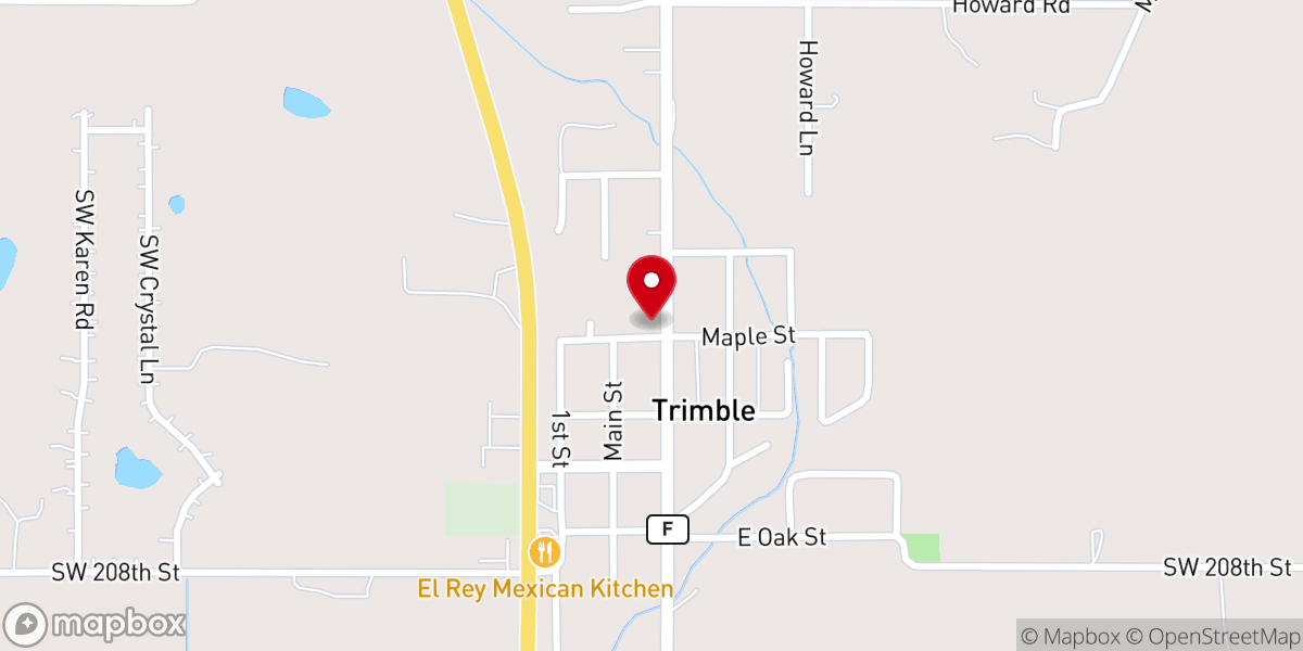 Map showing location of The Tabernacle