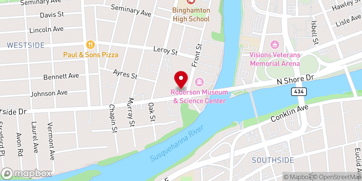 Map showing location of Victory New Testament Fellowship International