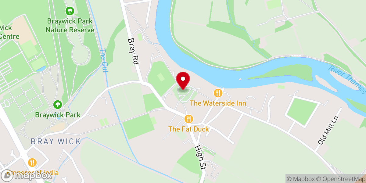 Map showing location of Saint Michael's