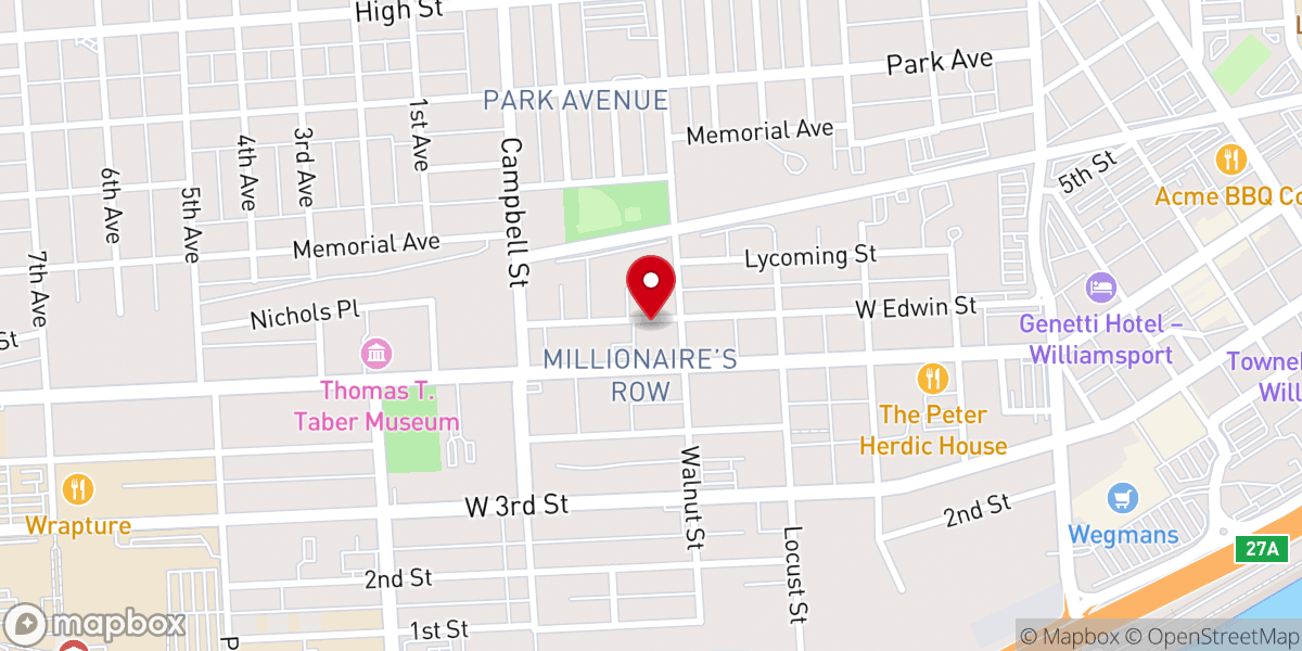 Map showing location of St. Joseph the Worker Parish Administration Building