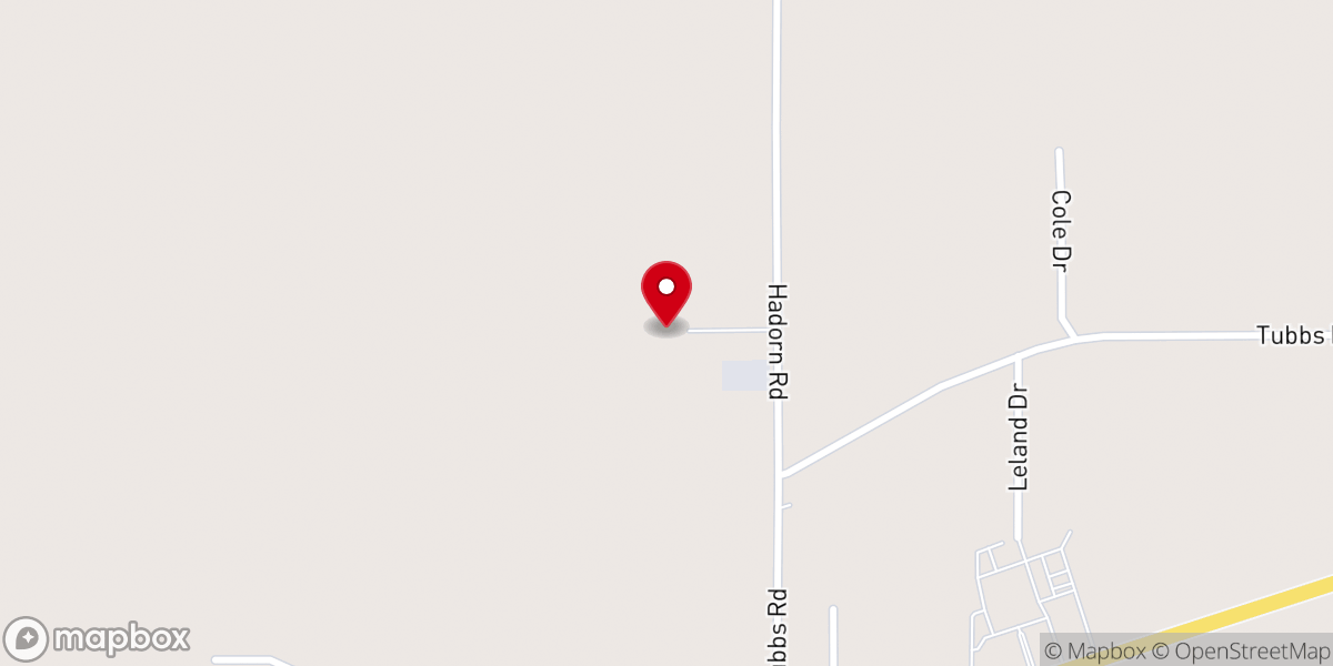 Map showing location of West Camp Church