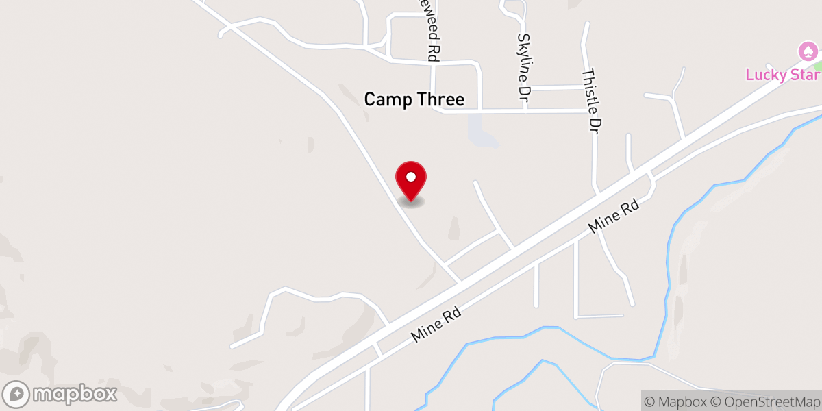 Map showing location of New Life Church