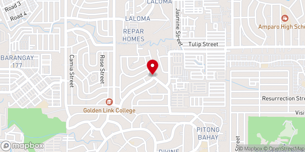 Map showing location of Christian Bible Baptist Church Caloocan Mission
