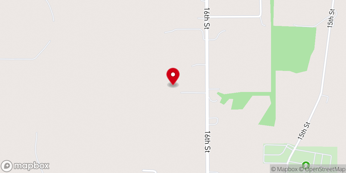 Map showing location of Roadbed Ministries