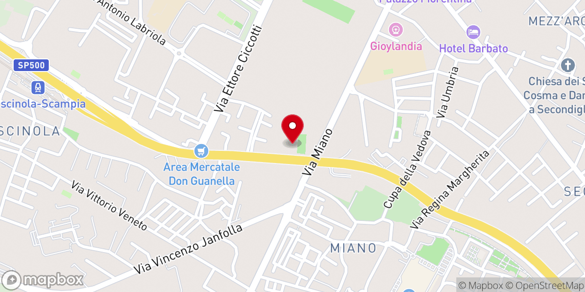 Map showing location of Opera Don Guanella