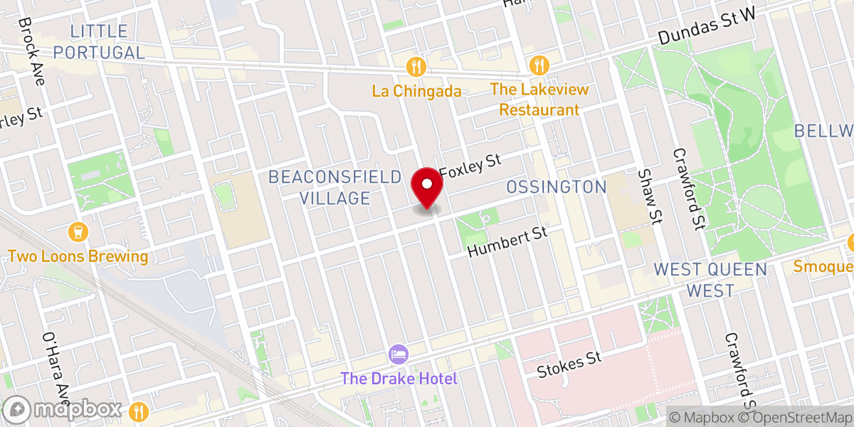 Map showing location of Santa Cruz Catholic Church