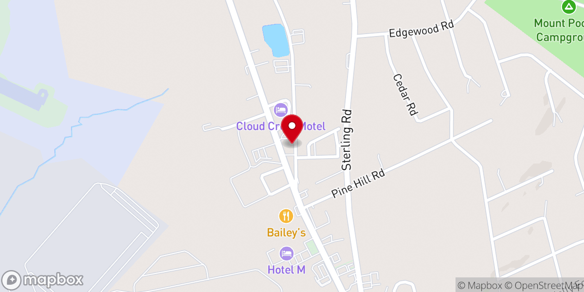 Map showing location of Dayspring Bible Fellowship’s Church