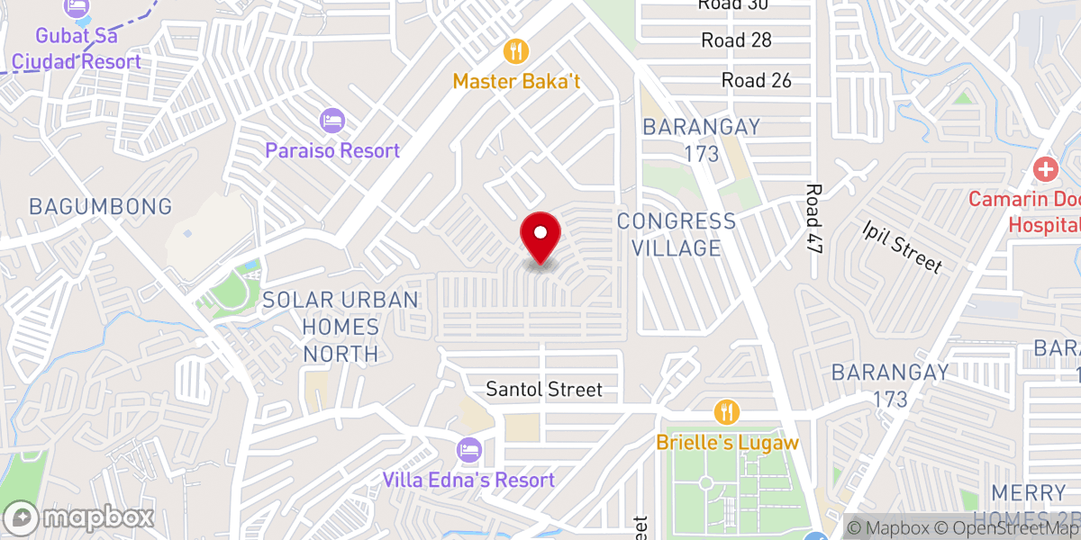 Map showing location of Life Evangelical Church