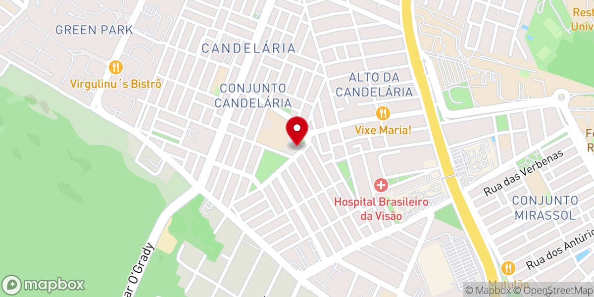 Map showing location of Igreja Nossa Senhora da Candelária