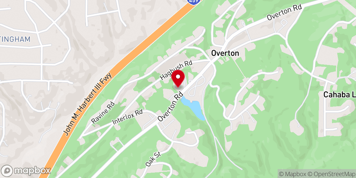 Map showing location of Woodland Park AOH Church of God