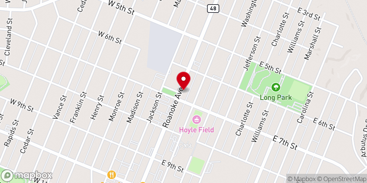 Map showing location of Refuge Church Apostolic Faith