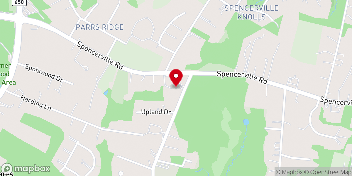 Map showing location of Little White Chapel by the Wayside Inc
