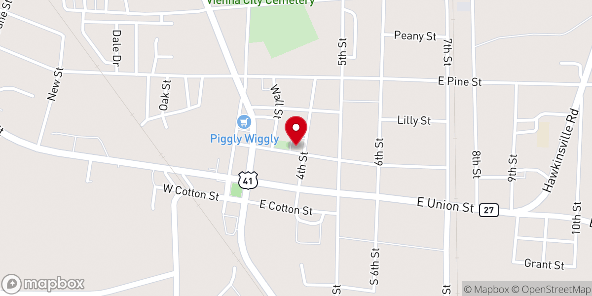 Map showing location of First Missionary Church