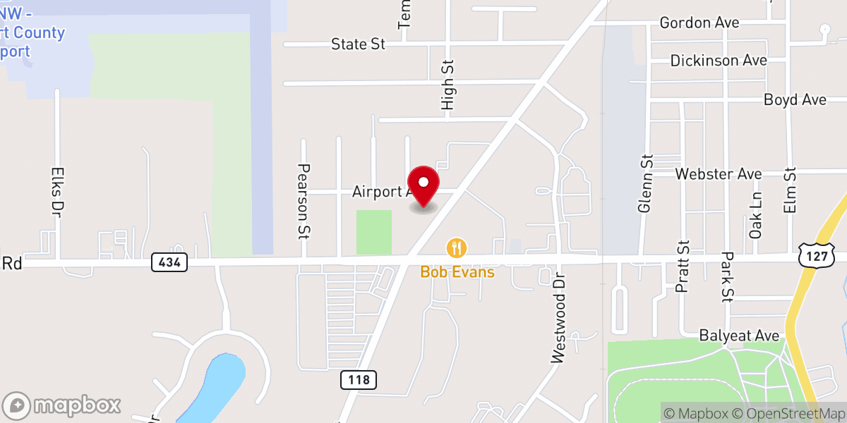Map showing location of Apostolic Church