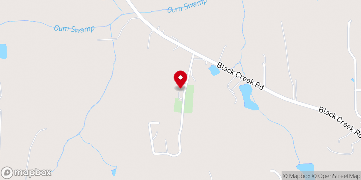 Map showing location of Barbour Chapel