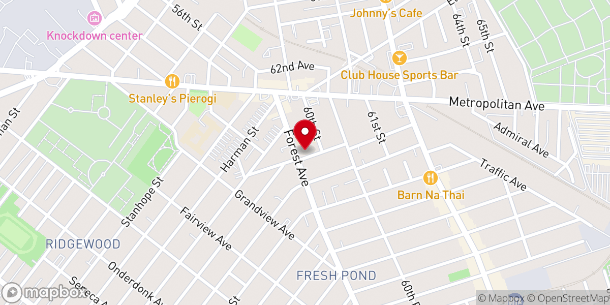 Map showing location of Alchemist Boxing Fitness Club