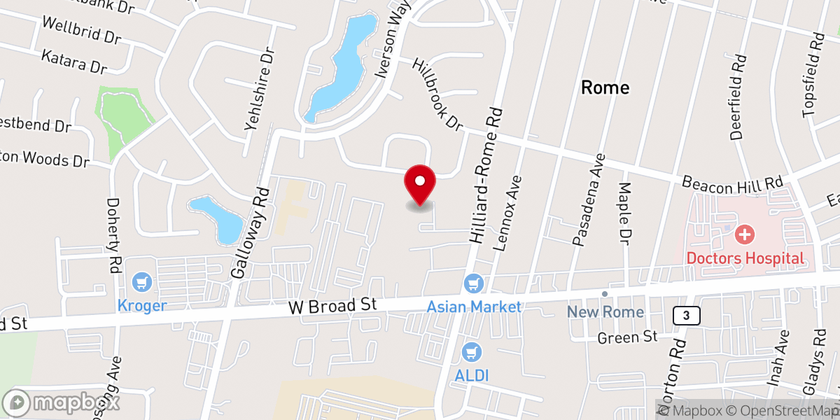 Map showing location of Guide Church - South Campus